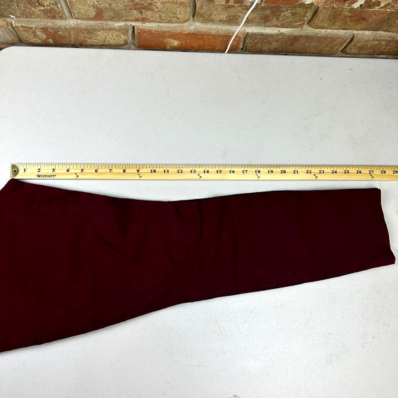 Gap Women's Tall Skinny Ankle Burgundy Pants - Size 12 Tall - Picture 10 of 12